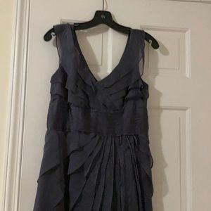 Long dress size 6P in dark gray. Brand Adrianna Papell